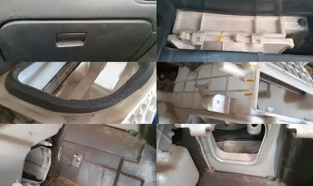 تنظيف ثلاجة مكيف السيارة شرح  وفيديو